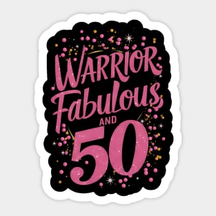 happy birthday 50 Sticker